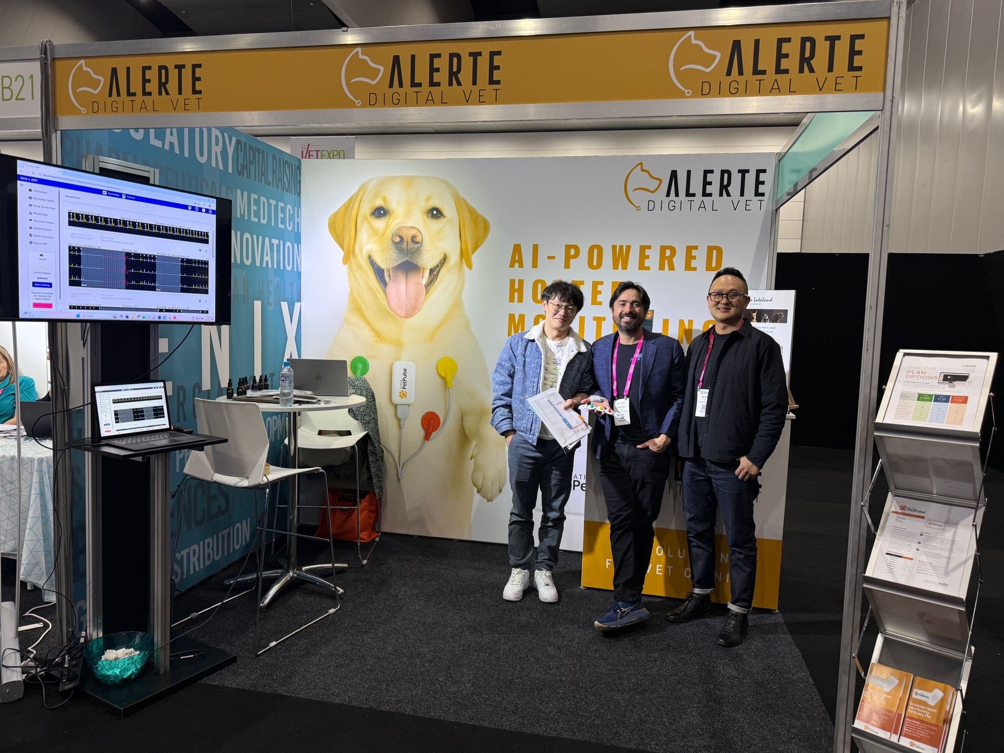 Alerte VetCare booth at AU Vet Expo