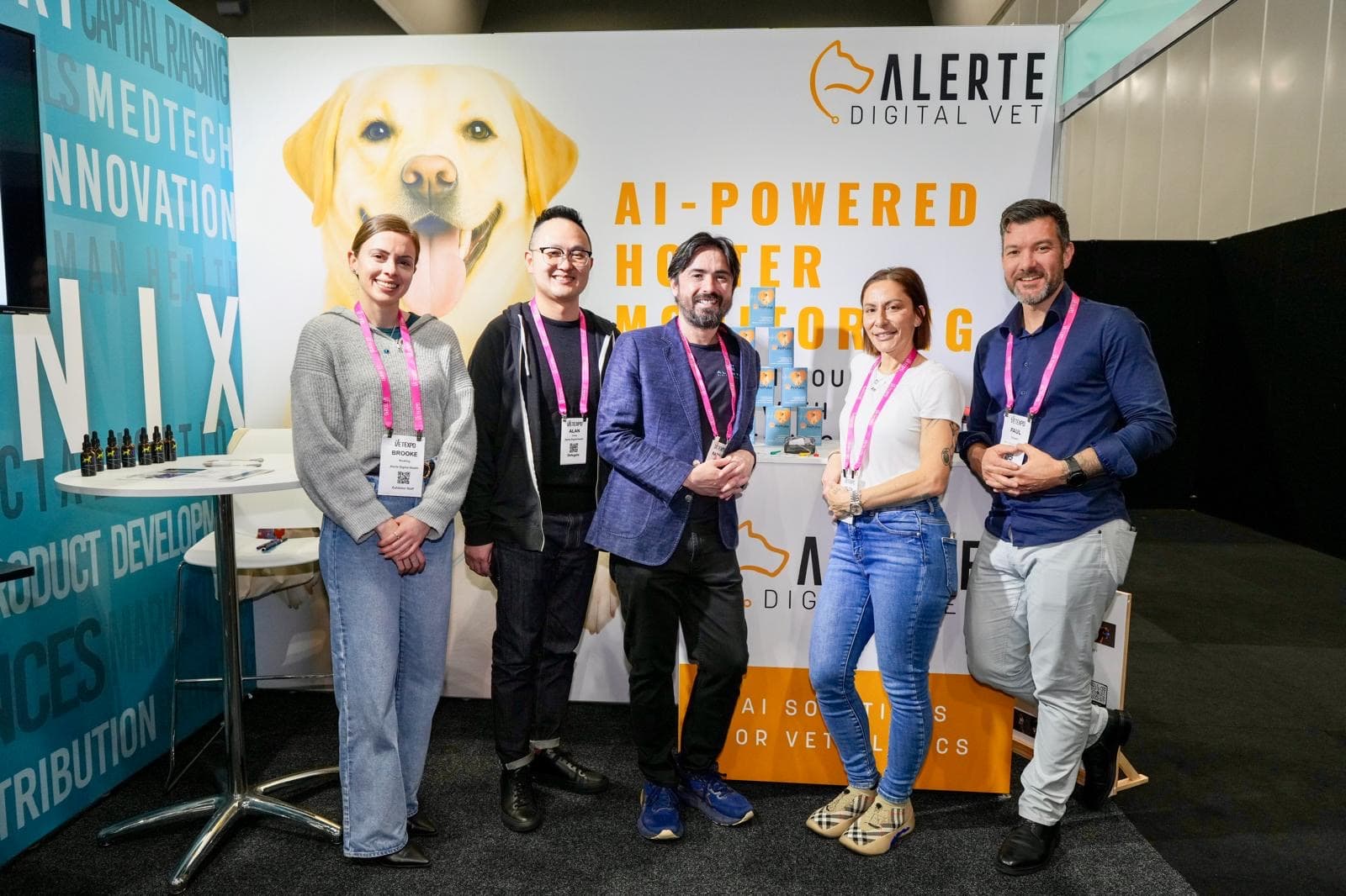 VetCare team group photo at AU Vet Expo