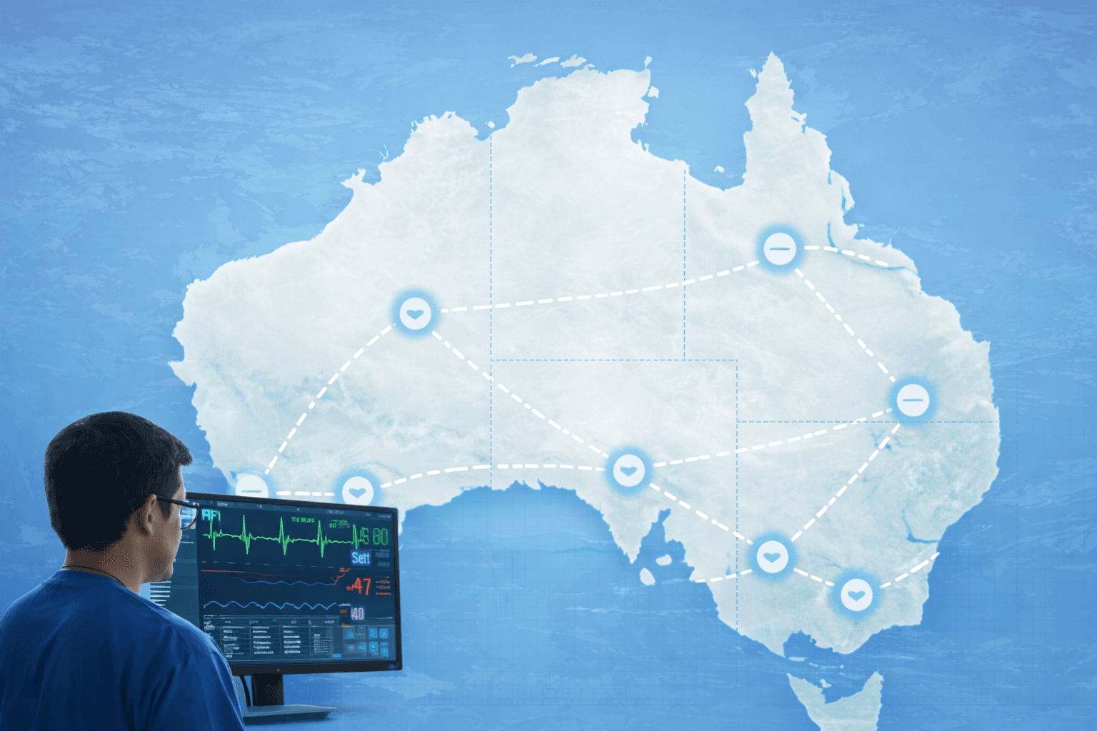 Distributed cardiovascular care network